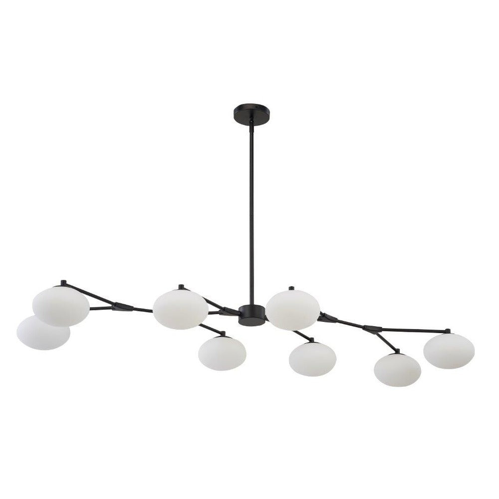 Avista Spencer Chandelier 8-Light Black