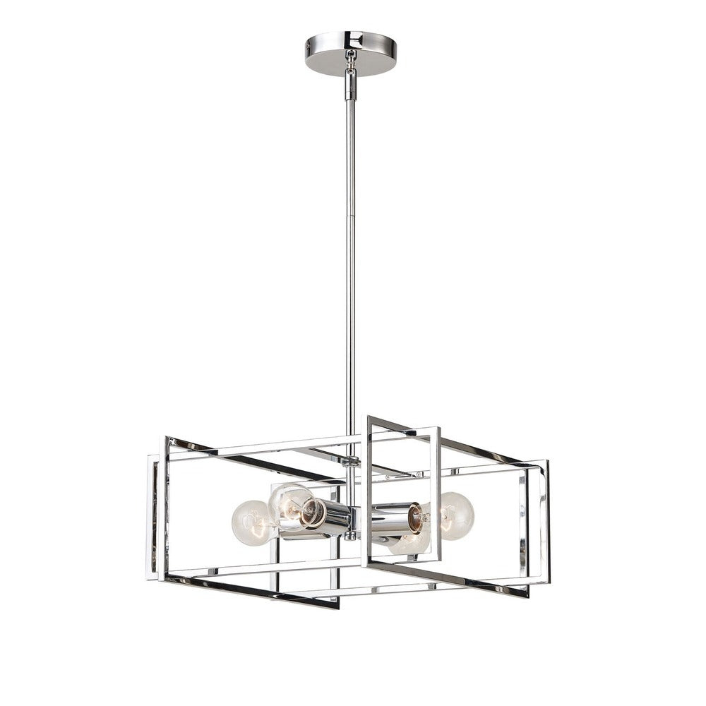 Avista Korson 16" 4-Light Chrome Pendant