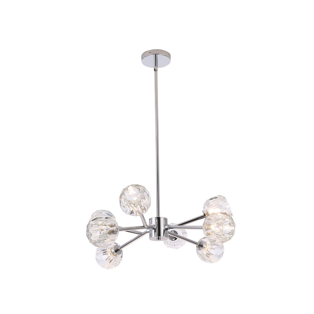 Avista Hampton Chandelier 8-Light Chrome