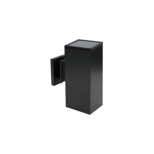 Avista Lighting Inc A0903S-BK - Avista Cylinder Outdoor Wall Sconce Black -Square 9"