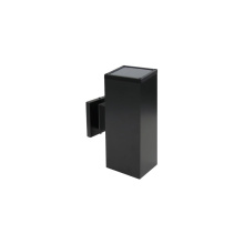 Avista Lighting Inc A1003S-BK - Avista Cylinder Outdoor Wall Sconce Black -Square 10"