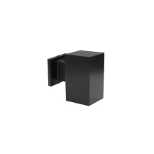 Avista Lighting Inc A1101S-BK - Avista Cylinder Outdoor Wall Sconce Black -Square 7"