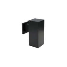 Avista Lighting Inc A1102S-BK - Avista Cylinder Outdoor Wall Sconce 1-Light Black -Square 10"