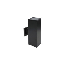 Avista Lighting Inc A1103S-BK - Avista Cylinder Outdoor Wall Sconce Black -Square 14"