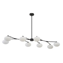 Avista Lighting Inc A1236BK - Avista Spencer Chandelier 8-Light Black