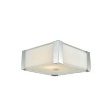 Avista Lighting Inc A2832-11 - Avista Urban Flush Mount Square 2-Light Brushed Nickel