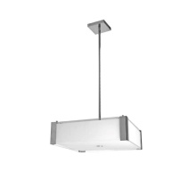 Avista Lighting Inc A2854-11 - Avista Urban Pendant Square 4-Light Brushed Nickel