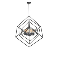 Avista Lighting Inc A5930BK - Avista Geometric 30" Chandelier Black