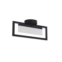 Avista Lighting Inc F2518BK - Avista Arlo Flush Mount Black -LED