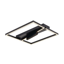 Avista Lighting Inc F2815BK - Avista Milo Flush Mount Square Black -LED
