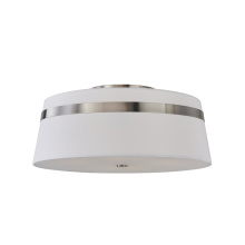 Avista Lighting Inc F2919BN - Avista Lazo Semi-Flush 19" Brushed Nickl