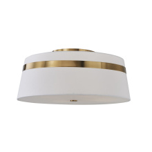 Avista Lighting Inc F2919GD - Avista Lazo Semi-Flush 19" Gold
