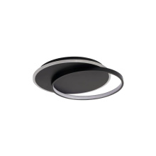 Avista Lighting Inc F3012BK - Avista Ring Flush Mount Black -LED