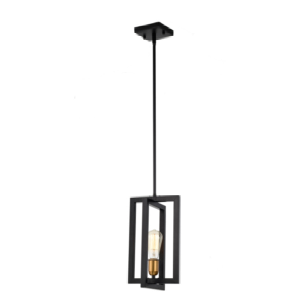 Alcona Pendant Black Finish