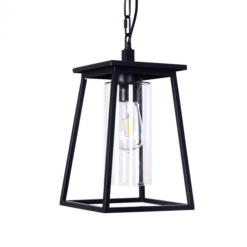 12.5" Aluminium Die cast 1x60w chain hung pendant With inner clear glass