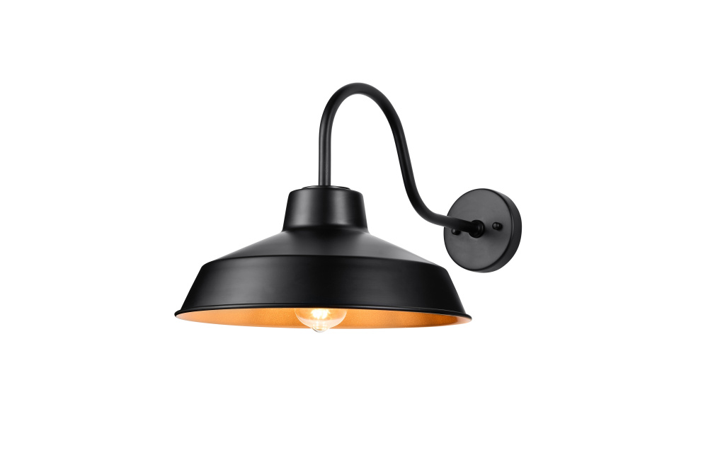 Woodland Wall Light Black Finish