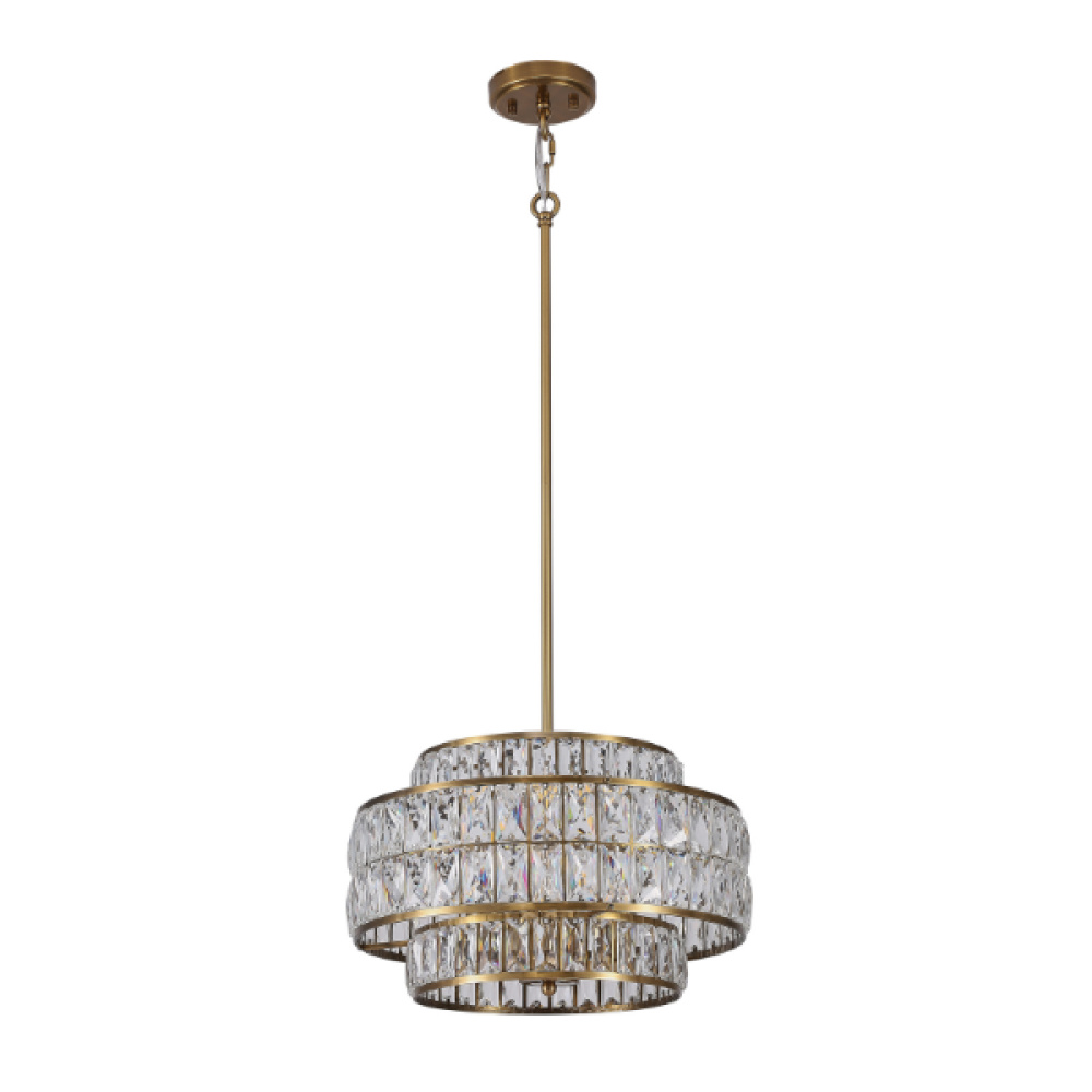 Skylon Pendant Gold Finish