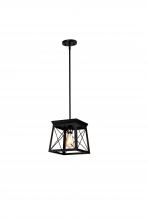 Lit Up Lighting LIT3931BK - 9" 1x60 W Mini Pendant in Black finish with 1 black -medium base soket. Dual Mount as Pendant