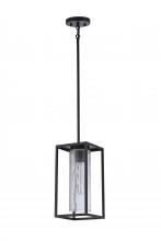Lit Up Lighting LIT7729BK-CR - 5.5", 1x60W, E26 Pendant in black finish