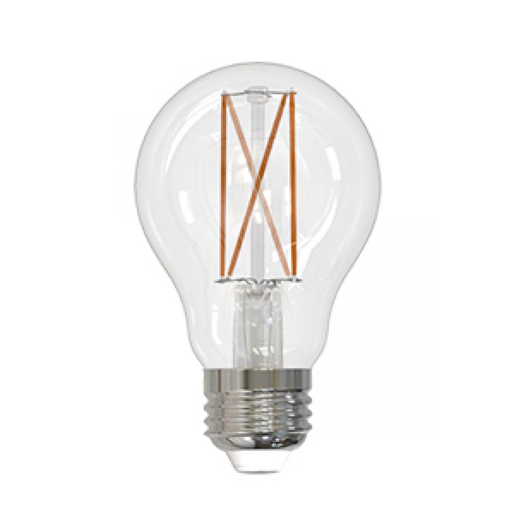 LED Filament Lamp A19 S3 E26 Base 7W 320Â° 120V 40K Clear Spiral Dim 800L M Standard