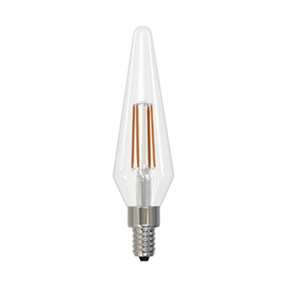 LED Filament Lamp HX5.5 E12 Base 4W 320Â° 120V 30K Clear Vertical Dim 40 0LM Standard