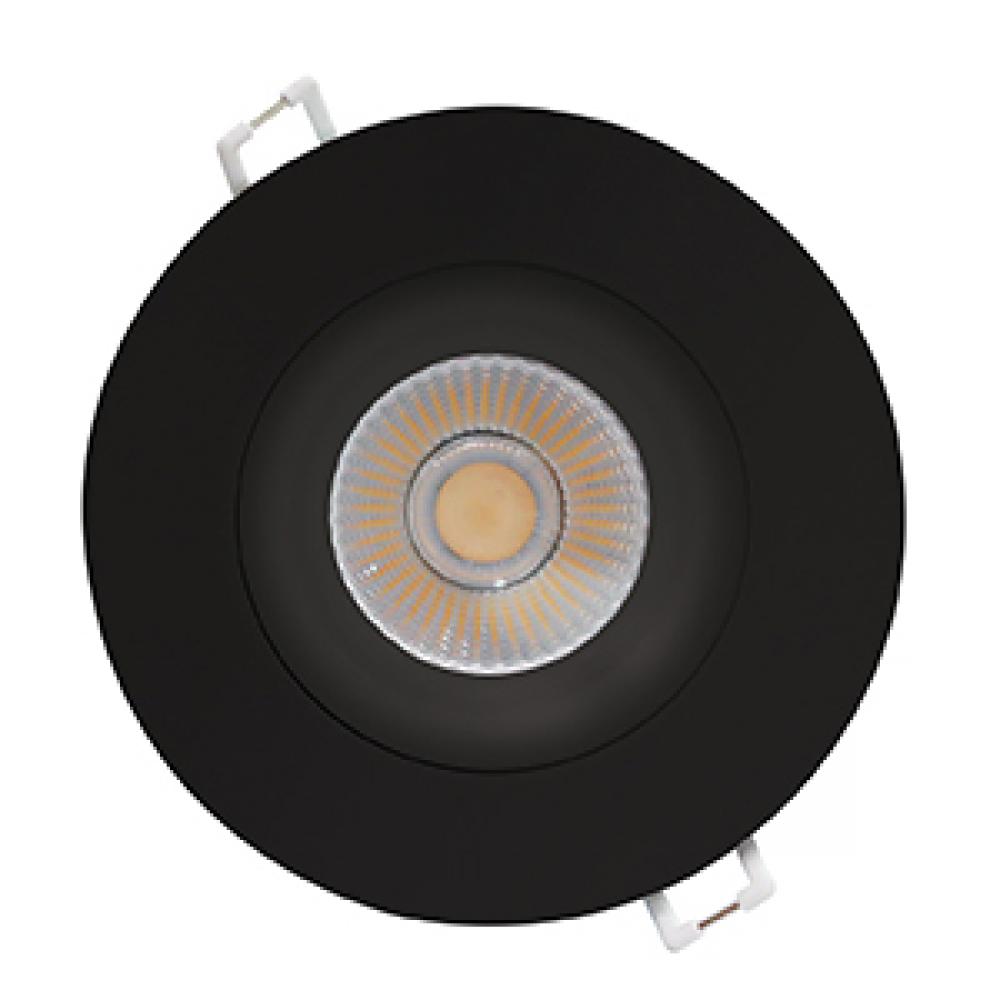GIMBAL MODULE 12W 120V 2700/3000/3500/4000/5000K 3.5IN 40Â° BLACK ROUND 850lm