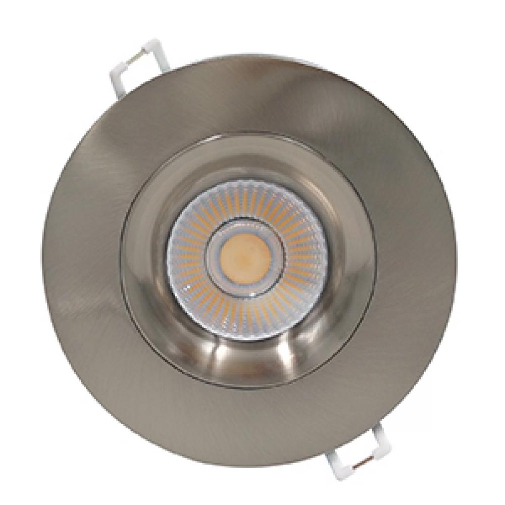 GIMBAL MODULE 12W 120V 2700/3000/3500/4000/5000K 3.5IN 40Â° BRUSHED NICKEL ROUND 850lm