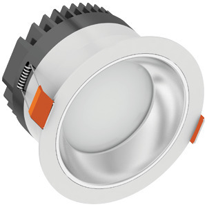 VELOCE 6IN 18W 120-277V 4000K 70Â° SILVER BAFFLE FROSTED ROUND 1860lm