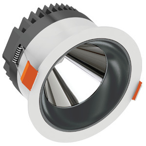 VELOCE 6IN 26W 120-277V 3500K 45Â° BLACK BAFFLE CLEAR ROUND 2750lm