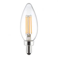 Stanpro (Standard Products Inc.) 70328 - LED Filament Lamp B11 E12 Base 4.5W 120V 27K 500LM Clear Vertical Dim St andard