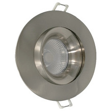 Stanpro (Standard Products Inc.) 67810 - GIMBAL MODULE 12W 120V 3000K 3.5IN 40Â° BRUSHED NICKEL ROUND 920lm