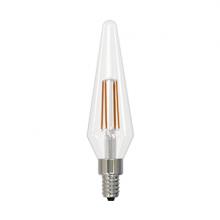 Stanpro (Standard Products Inc.) 68963 - LED Filament Lamp HX5.5 E12 Base 4W 320Â° 120V 30K Clear Vertical Dim 40 0LM Standard