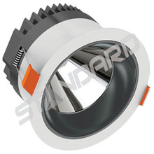 Stanpro (Standard Products Inc.) 64766 - VELOCE 6IN 18W 120-277V 3500K 45Â° BLACK BAFFLE CLEAR ROUND 2030lm