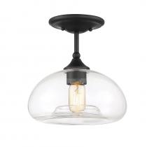 Savoy House Meridian CA M60017MBK - 1-Light Ceiling Light in Matte Black