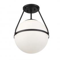 Savoy House Meridian CA M60054MBK - 1-Light Ceiling Light in Matte Black