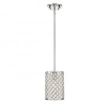 Savoy House Meridian CA M70017CH - 1-Light Mini Pendant in Chrome