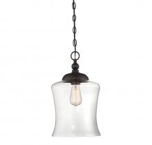 Savoy House Meridian CA M70019ORB - 1-Light Mini Pendant in Oil Rubbed Bronze