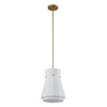 Thesis 206925A - 1L Convertible Pendant Light / Luminaire suspendu convertible 1L
