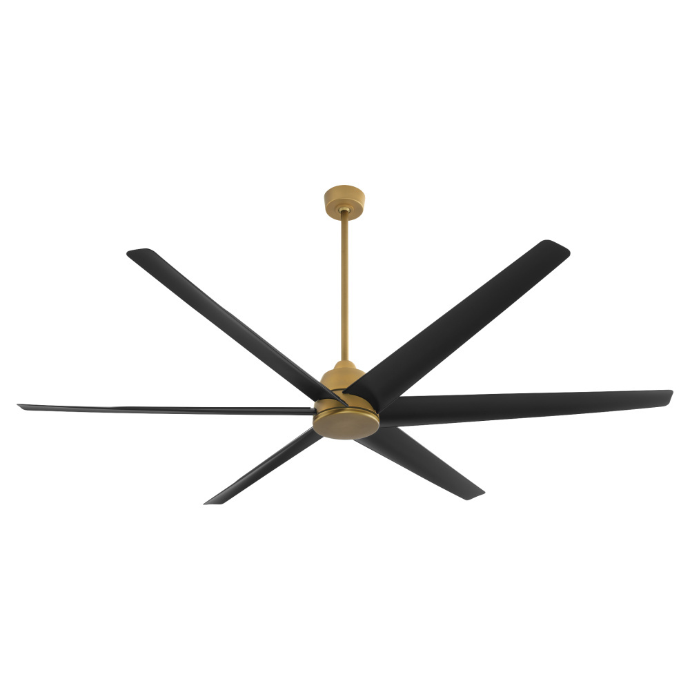 SPREE 84â€ DAMP FAN - BRUSHED BRASS