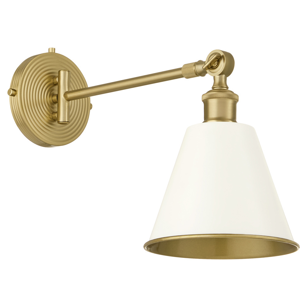 BAILEY 1LT WALL LAMP -SW/AGB