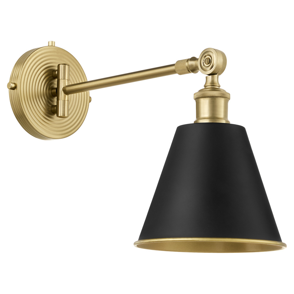 BAILEY 1LT WALL LAMP - MB/AGB