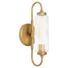 Quorum 5015-1-47 - WHITMIRE 1 LIGHT WALL MOUNT - BRUSHED BRASS
