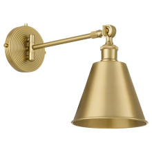 Quorum 5320-1-80 - BAILEY 1 LIGHT WALL LAMP - AGED BRASS