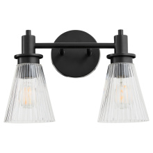 Quorum 5803-2-59 - LAWTON 2 LIGHT VANITY - MATTE BLACK