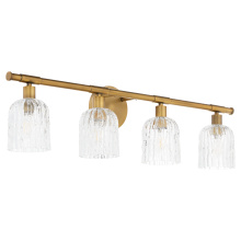 Quorum 593-4-47 - MERIAM 4 LIGHT VANITY - BRUSHED BRASS