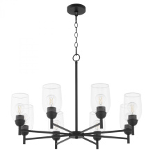 Quorum 6112-8-59 - Wallinger 8 Light Chandelier, Matte Black