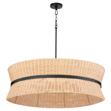 Quorum 6123-8-59 - FAIRVIEW 8 LIGHT PENDANT - MATTE BLACK