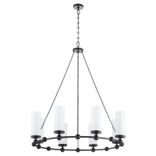 Quorum 667-8-59 - Lee BLVD 2.0 8 Light Chandelier |Matte Black