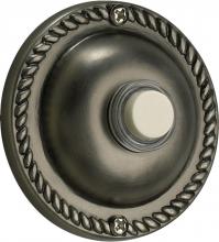 Quorum 7-305-92 - TRADITIONAL ROUND BTN - Antique Silver