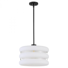 Quorum 806-59 - Gillis 16 inches Pendant, Matte Black